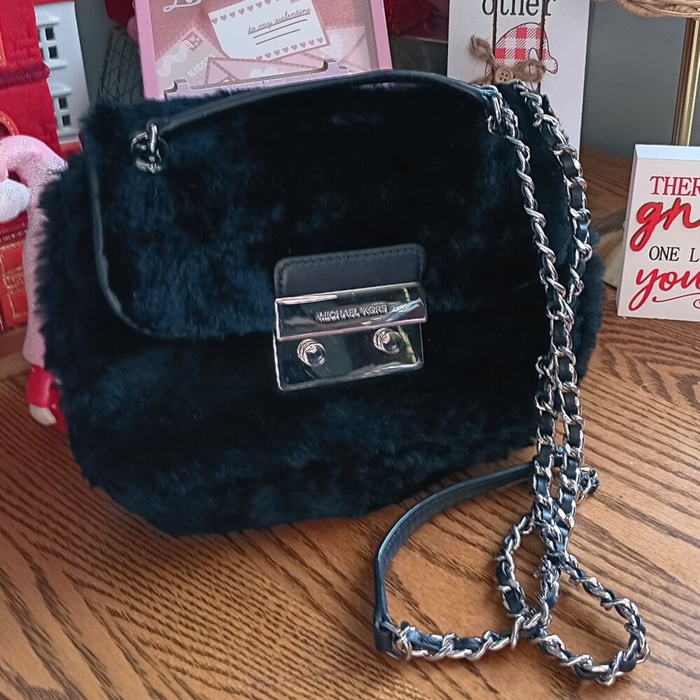 Michael Kors Sloan shearling crossbody